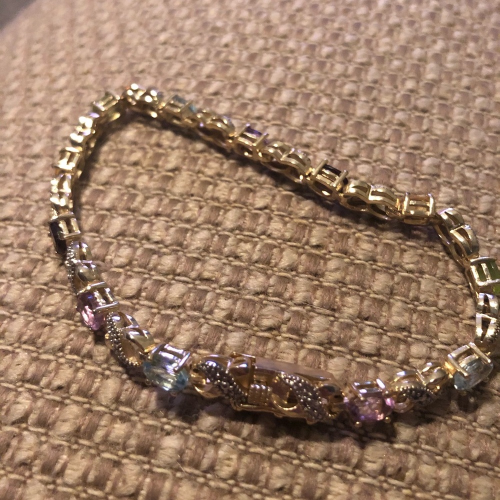Beautiful Multi Colored Stone Bracelet